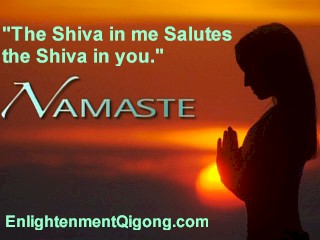 The Shiva in me Salutes the Shiva in you Namaste