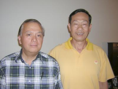Ricardo Serrano and Master Ou Wen Wei