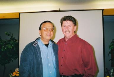 Ricardo B. Serrano and Alton Kamadon at 2003 Level 5 workshop